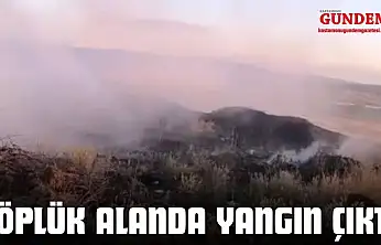 Çöplük Alanda Yangın Çıktı