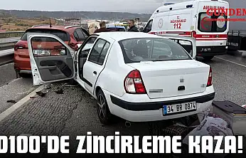 D100'de Zincirleme Kaza! Çok Sayıda Yaralı Var