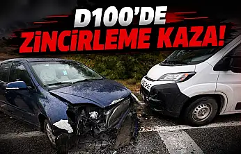 D100'de Zincirleme Kaza!