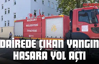 Dairede Çıkan Yangın Hasara Yol Açtı