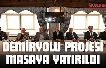 Demiryolu Projesi Masaya Yatırıldı