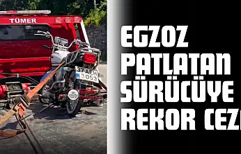 Egzoz Patlatarak Çevreyi Rahatsız Etti, 253 Bin Lira Ceza Yedi