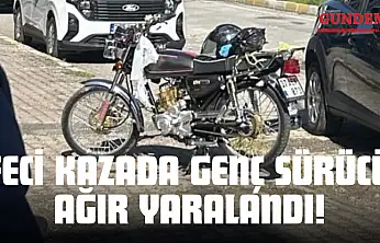 Feci Kazada Genç Sürücü Ağır Yaralandı!