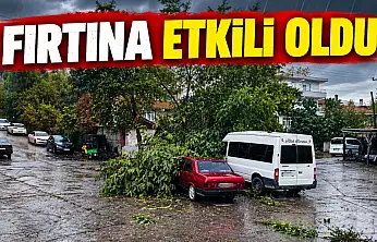 Fırtına Çatıları Uçurdu, Ağaçları Devirdi