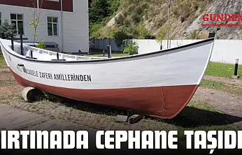Fırtınada Cephane Taşıdı! O Kayık İnebolu'da Sergileniyor