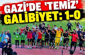 Gazi'de 'Temiz' Galibiyet: 1-0