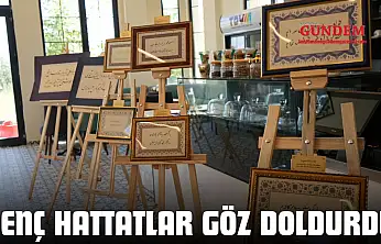 Genç Hattatlar Göz Doldurdu