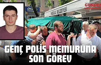 Genç Polis Memuruna Son Görev