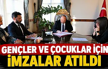 Gençler Ve Çocuklar İçin İmzalar Atıldı