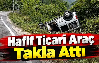 Hafif Ticari Araç Takla Attı
