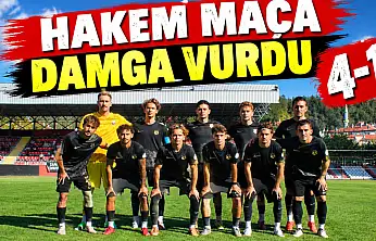 Hakem Maça Damga Vurdu: 4-1
