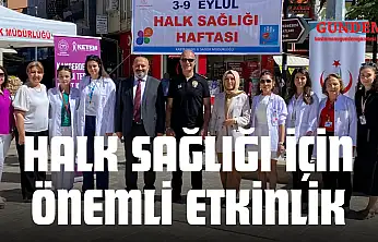 Halk Sağlığı İçin Önemli Etkinlik