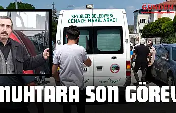 Hayatını Kaybeden Muhtara Son Görev