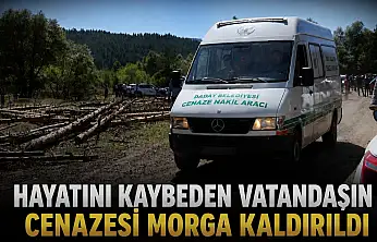 Hayatını Kaybeden Vatandaşın Cenazesi Morga Kaldırıldı