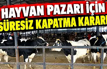 Hayvan Pazarı İçin Süresiz Kapatma Kararı!