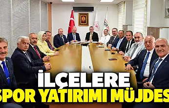 İlçelere Spor Yatırımı Müjdesi