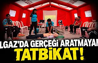 Ilgaz'da Gerçeği Aratmayan Tatbikat!