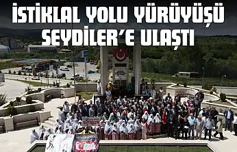 İstiklal Yolu Yürüyüşü Seydiler'e Ulaştı