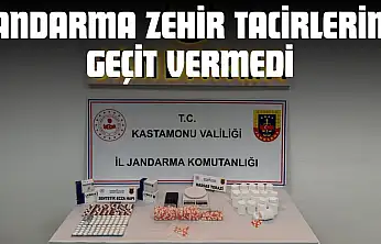 Jandarma Zehir Tacirlerine Geçit Vermedi