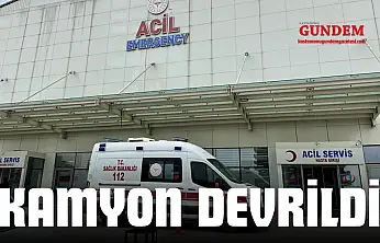 Kamyon Devrildi