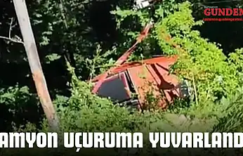 Kamyon Uçuruma Yuvarlandı!