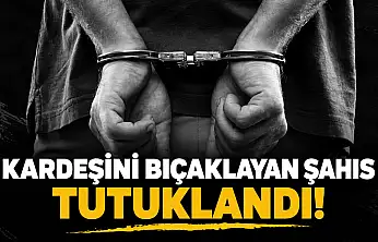 Kardeşini Bıçaklayan Şahıs Tutuklandı
