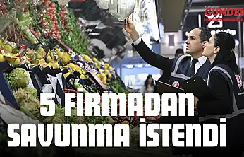 Kastamonu'da 5 Firmadan Savunma İstendi