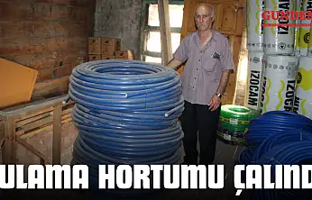 Kastamonu'da Bin Metrelik Sulama Hortumu Çalındı