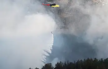 Yangına Müdahale Sürüyor