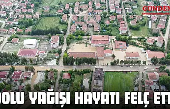 Kastamonu'da Dolu Yağışı Hayatı Felç Etti