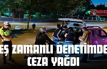 Kastamonu'da Eş Zamanlı Denetim: Ceza Yağdı