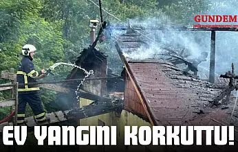 Kastamonu'da Ev Yangını Korkuttu!