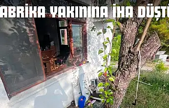 Kastamonu'da Fabrika Yakınına İHA Düştü