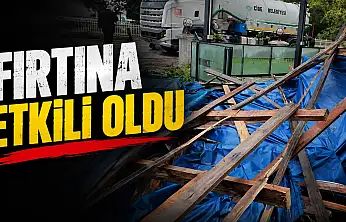 Kastamonu'da Fırtına Etkili Oldu