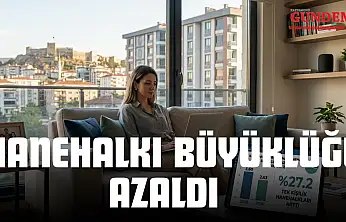 Kastamonu'da Hanehalkı Büyüklüğü Azaldı