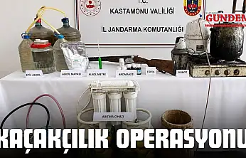 Kastamonu'da Kaçakçılık Operasyonu