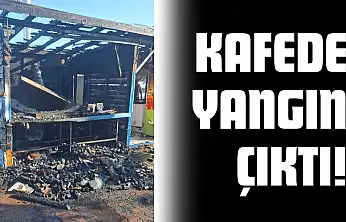 Kastamonu'da Kafede Yangın Çıktı!