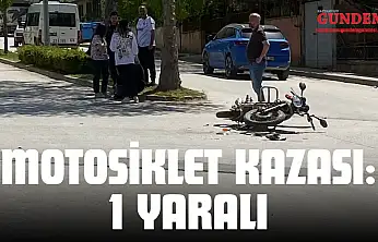 Kastamonu'da Motosiklet Kazası: 1 Yaralı