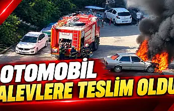 Kastamonu'da Otomobil Yangını Paniğe Neden Oldu