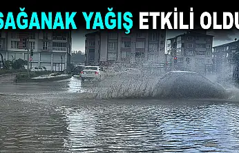 Kastamonu'da Sağanak Etkili Oldu