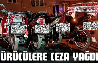 Kastamonu'da Sürücülere Ceza Yağdı!