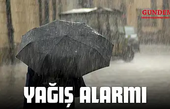 Kastamonu'da Yağış Alarmı