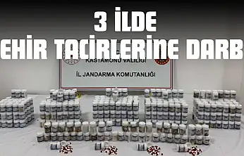 Kastamonu Merkezli 3 İlde Zehir Tacirlerine Darbe: 16 Tutuklama
