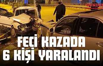 Kastamonu Plakalı Araç Karabük'te Kazaya Karıştı: 6 Yaralı!