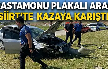Kastamonu Plakalı Araç Siirt'te Kazaya Karıştı: 6 Yaralı