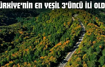 Kastamonu, Türkiye'nin En Yeşil 3'üncü İli Oldu