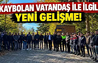Kaybolan Vatandaş İle İlgili Yeni Gelişme!
