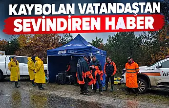 Kaybolan Vatandaştan Sevindiren Haber