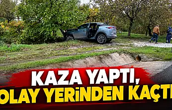 Kaza Yaptı, Olay Yerinden Kaçtı