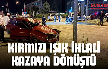 Kırmızı Işık İhlali Kazaya Dönüştü: Genç Sürücü Ağır Yaralı